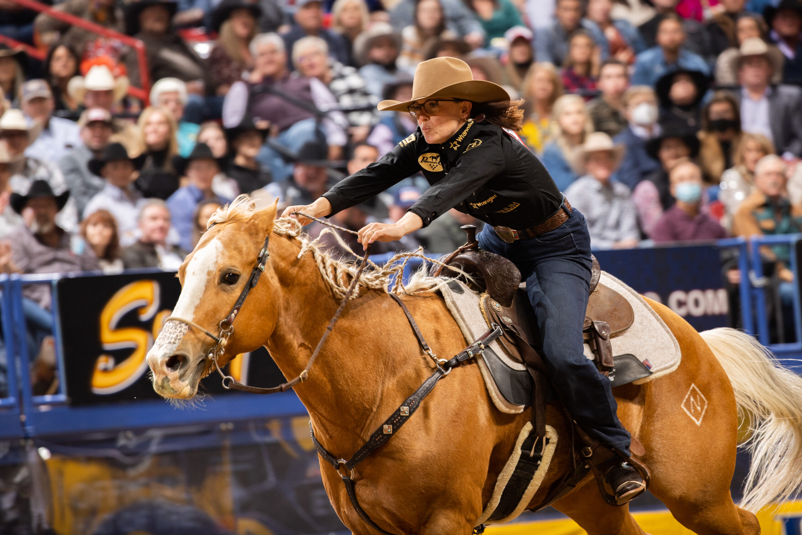 Official NFR Barrel Racing Pattern Measurements