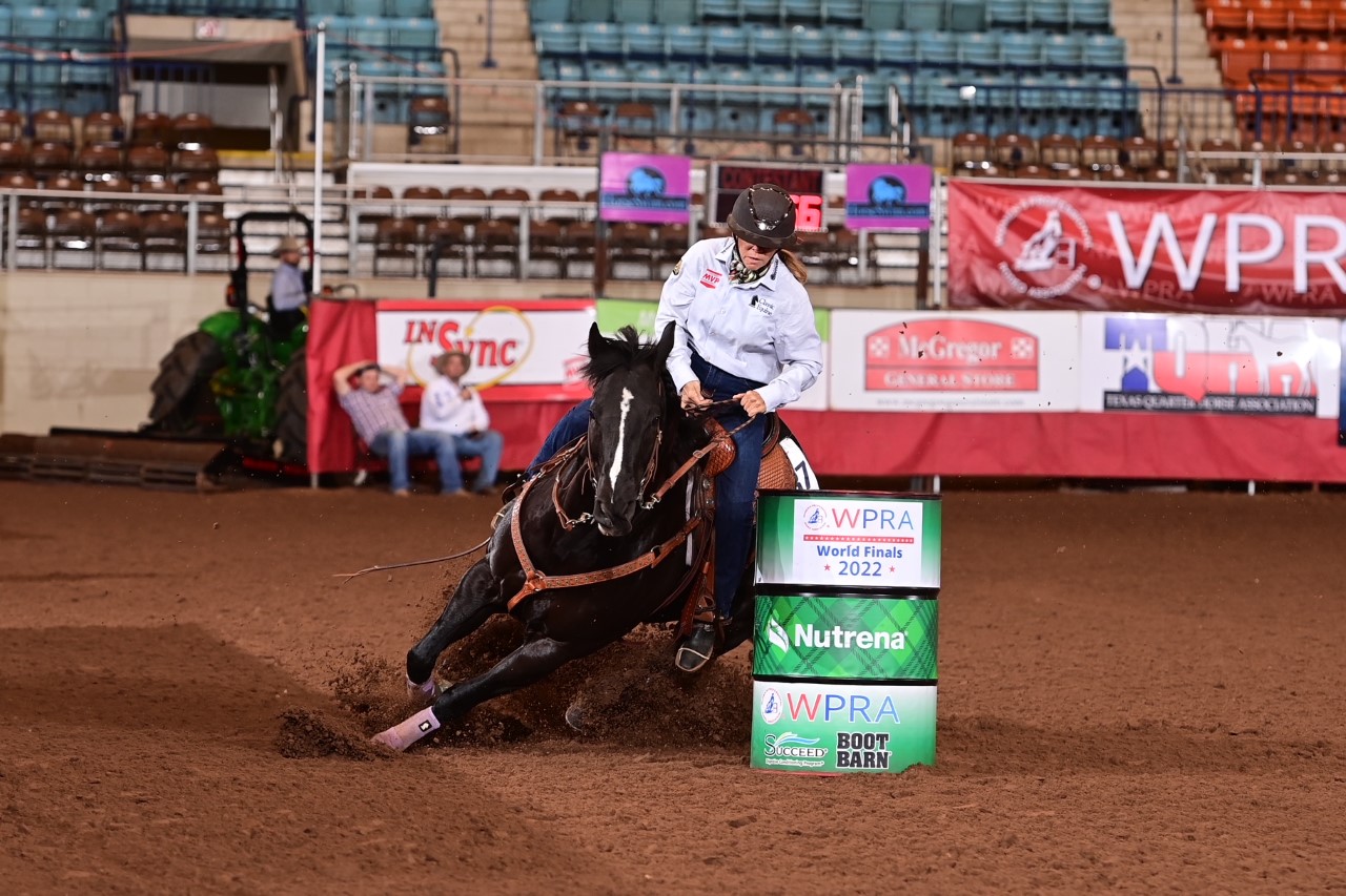 Dena Kirkpatrick Tops Day 1 of WPRA World Finals Barrel Racing