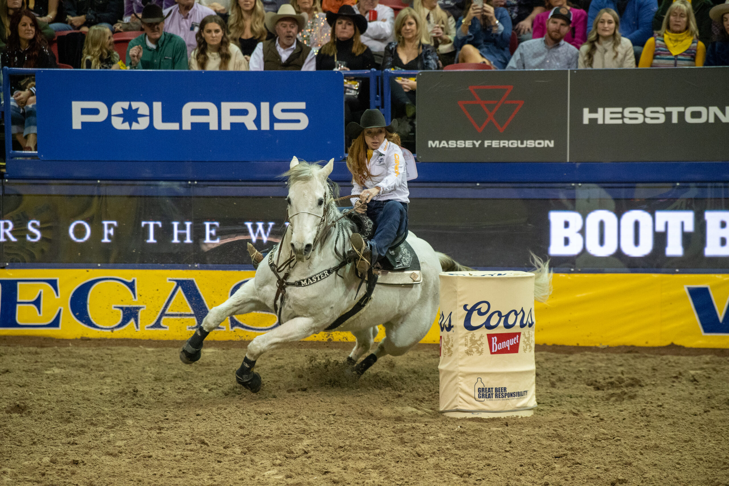 Emily Beisel and Chongo Win Round 4 of 2022 NFR Barrel Racing